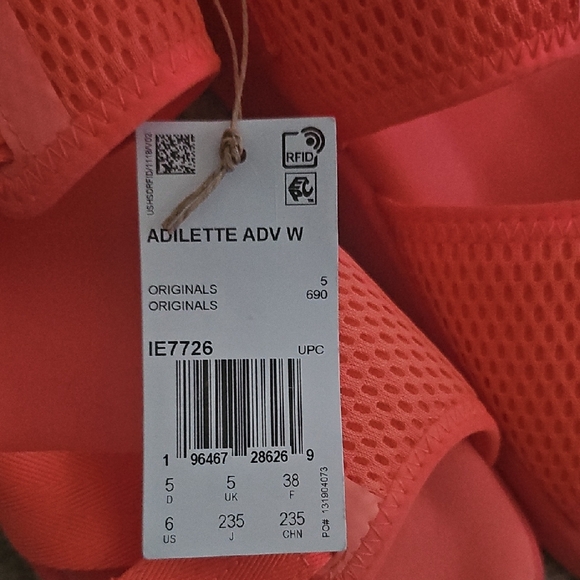 adidas Kids Coral Pink Sport Sandals - Picture 2 of 5